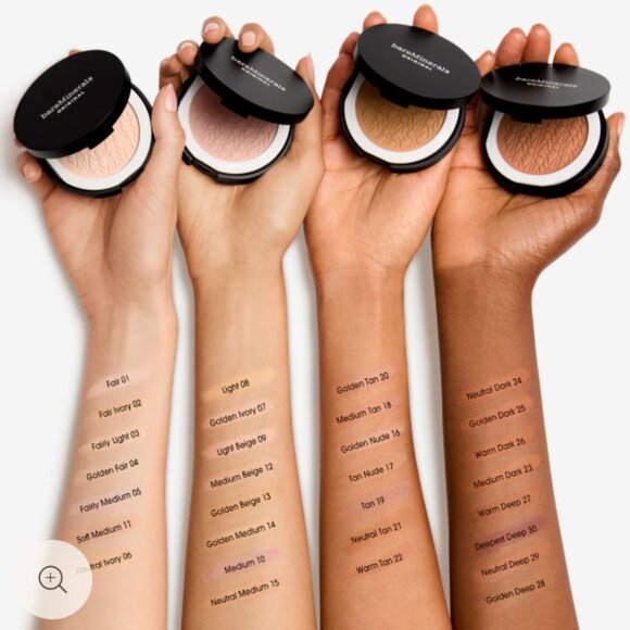 bareMinerals Original Pressed Powder Foundation SPF 15 | Fair Ivory 02 | NEW - Picture 5 of 5